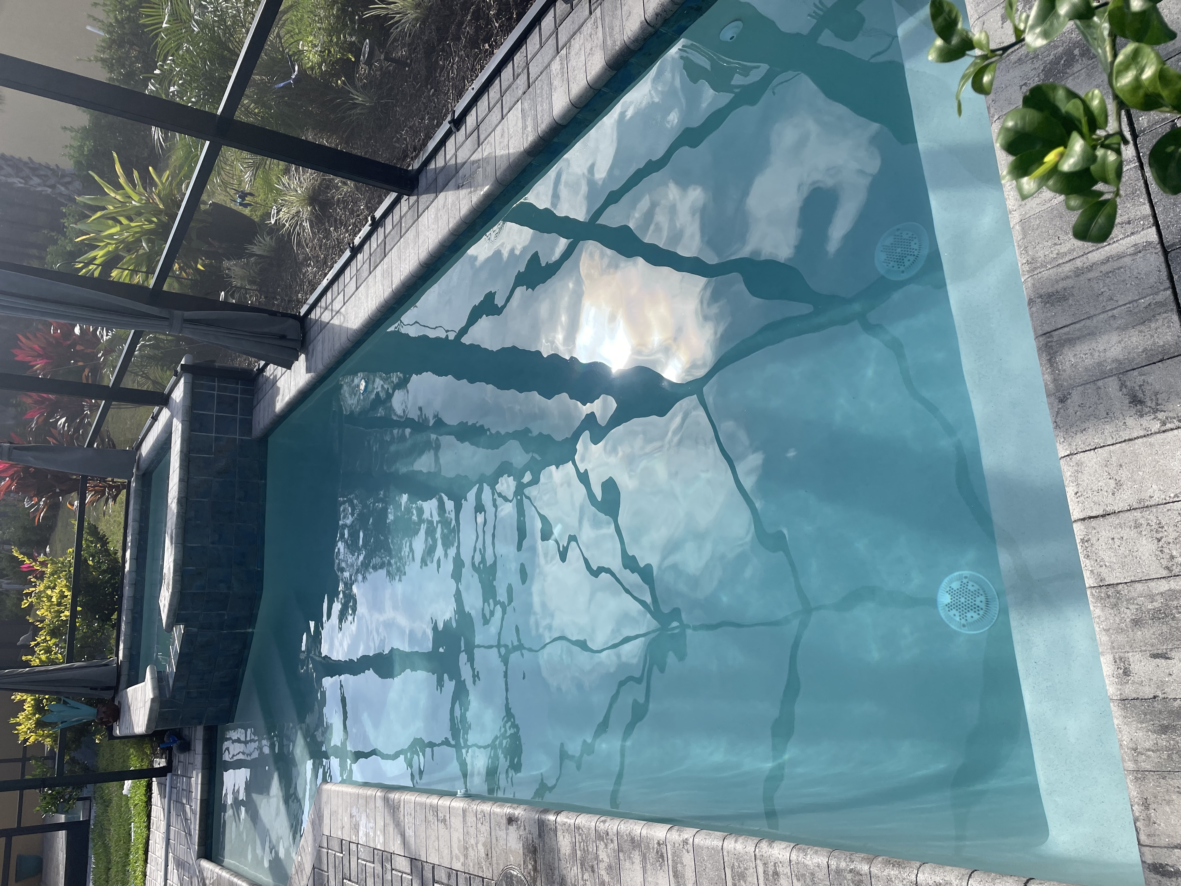 Example of Swimming Pool maintained by Blue Ocean Pool and Spa Cleaning Service