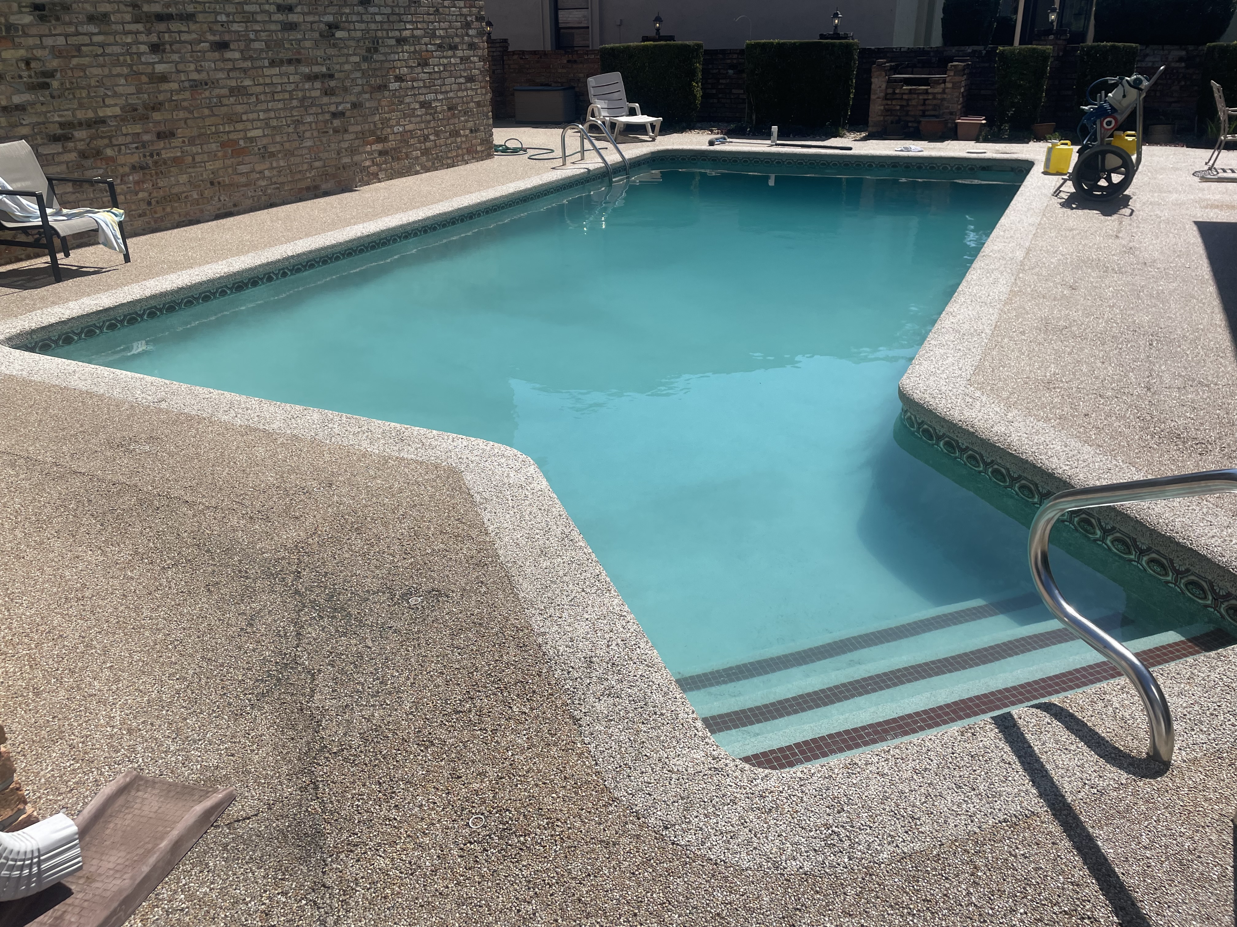 Example of Swimming Pool maintained by Blue Ocean Pool and Spa Cleaning Service
